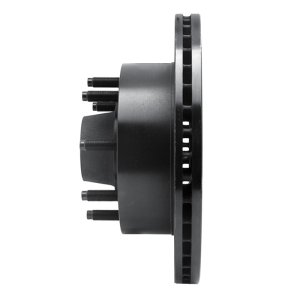 Ford E-250 Econoline Brake Rotor (1) - Front Left - R1 Concepts - Drilled & Slotted - Black - `95-`04